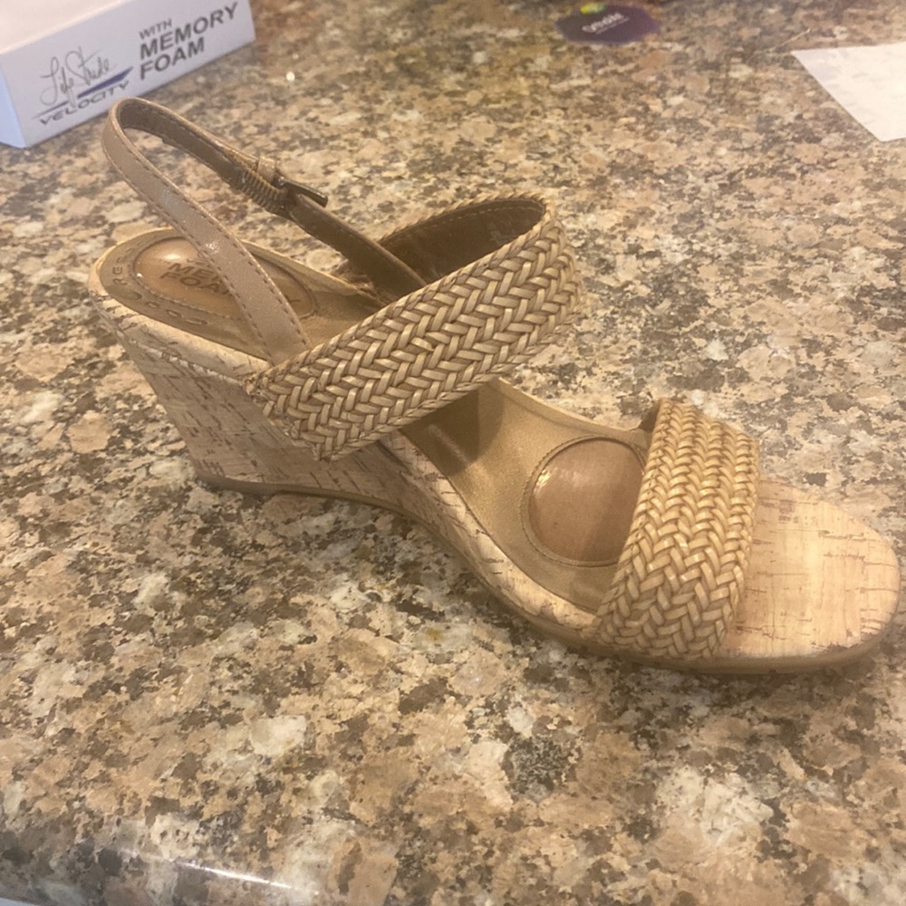 LifeStride Memory Foam Wedge Shoes, worn once!